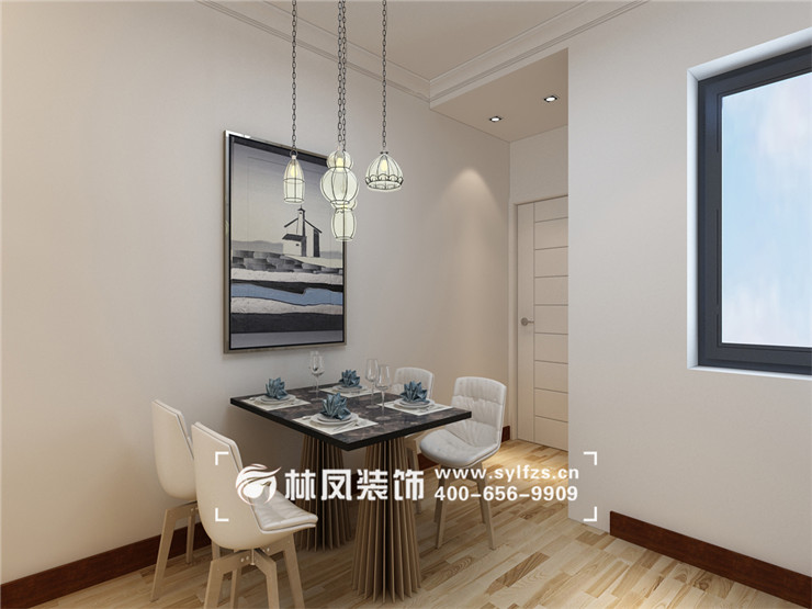 現代風格餐廳踢腳線設計裝修效果圖